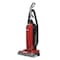 Sanitaire FORCE QuietClean Upright Bagged Vacuum, Sealed HEPA, 23 lb, 4.5qt, Red SC5815E - alternate 3